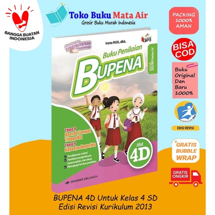 

❤BISA COD❤ BUPENA SD/MI JILID 4D ( K13 )