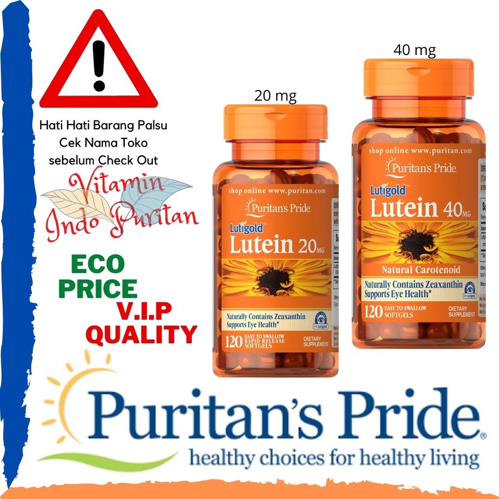Vitamin Puritan Pride Lutein untuk kesehatan mata