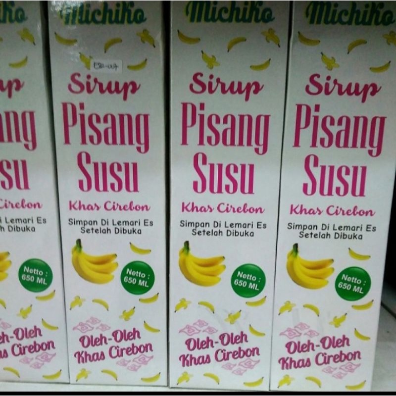 

sirup pisang susu michiko