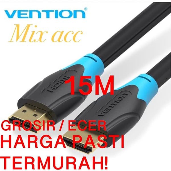 Vention AAC 15M   Kabel HDMI 15M Male to Male   Cabel Hdmi 15 m