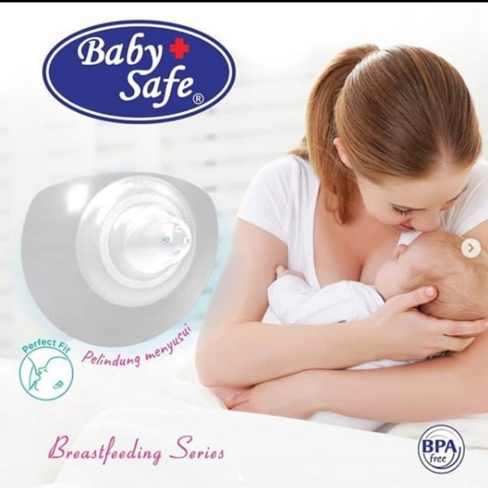 2 pcs pelindung puting menyusui breast shield baby safe bpm04