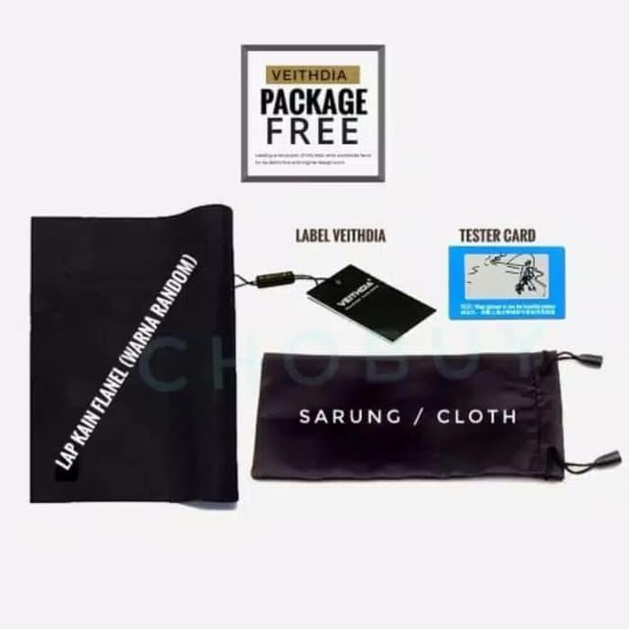 BEST SELLER KACA MATA PRIA SUNGLASSES ORIGINAL POLARIZED MAGNESIUM VEITHDIA - HITAM 