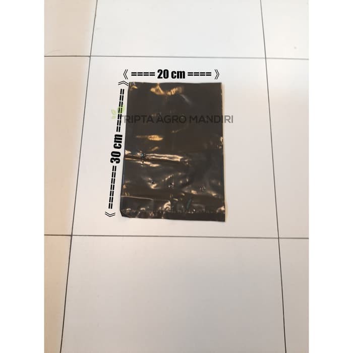 Plastik Polibek / Polybag / Kantong Semai / Per 1kg Ukuran 30 x 20 Murah