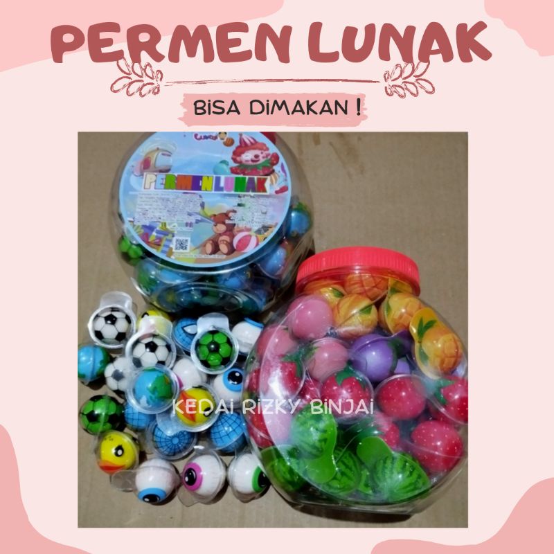 Jual Permen Lunak Korea Viral Tiktok Bebek Bola Mata Toples Permen Luvmi Isi Selai Buah Aneka