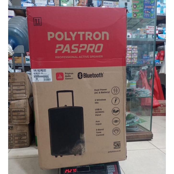 Speaker Meeting Portable Polytron Paspro PAS-PRO12F2