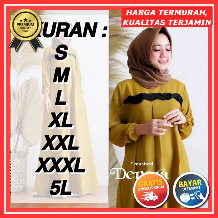 Gamis Hanum/Gamis Toyobo Polos Premium Terbaru/Dress Kondangan Wanita Muslim/Gamis Lebaran 2022 Mode