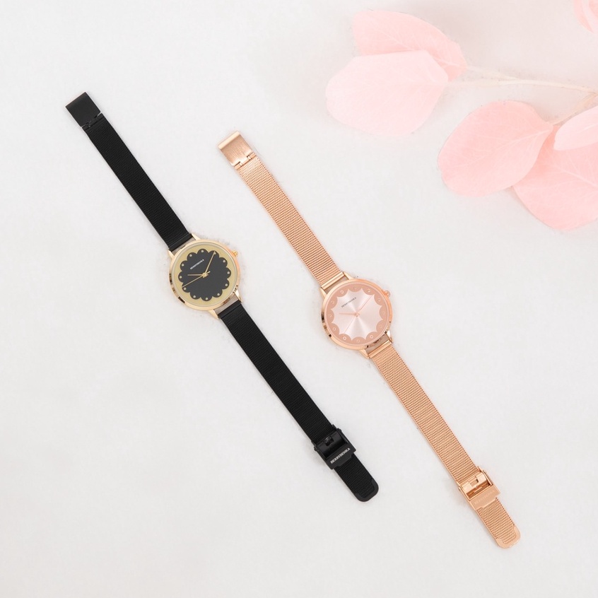 Original Berrybenka - Jam Tangan Wanita Sofia Cassie Scallop Premium Kekinian