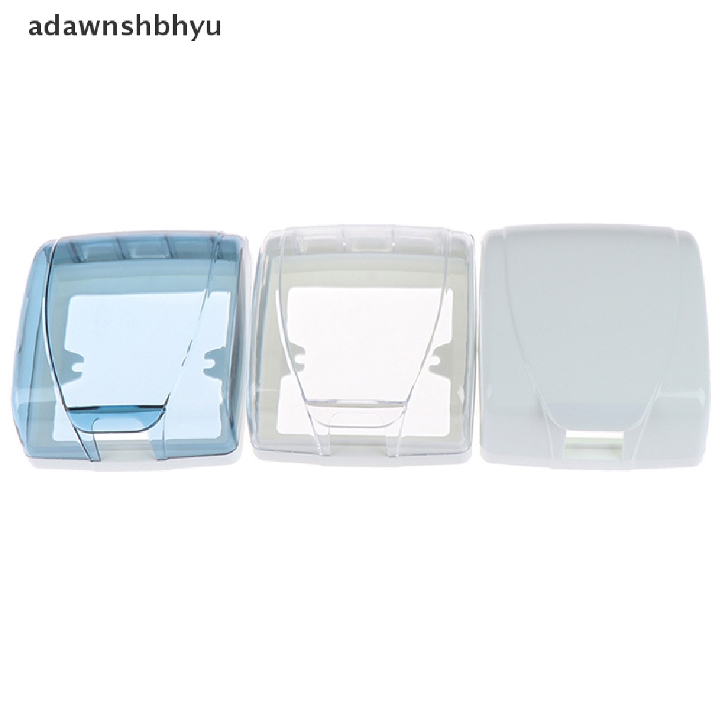 Adawnshbhyu Saklar Dinding Plastik Waterproof Cover Box 86Type Wall Light Panel Socket Tutup Flip