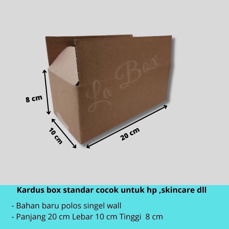 

kardus packing ukuran 20x10x8