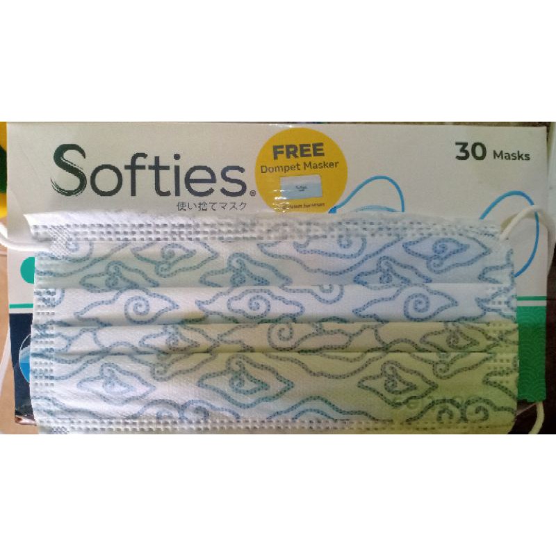 MASKER/MASKER SOFTIES/MASKER SOFTIES MOTIF BATIK