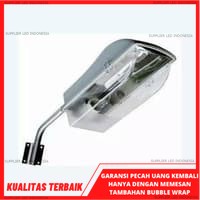 Kap Lampu Jalan PJU WATERPROOF Fitting E27 Outdoor Plus Tiang &amp; Kabel