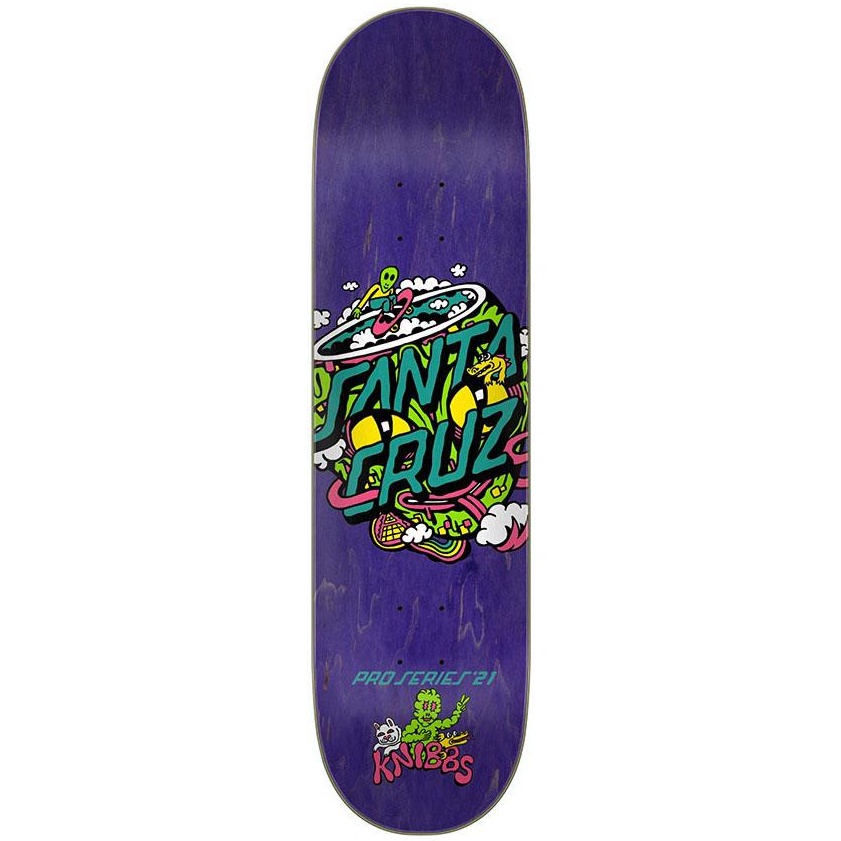 Knibbs Reptilian Dot 8.27” Skateboard Deck Santa Cruz