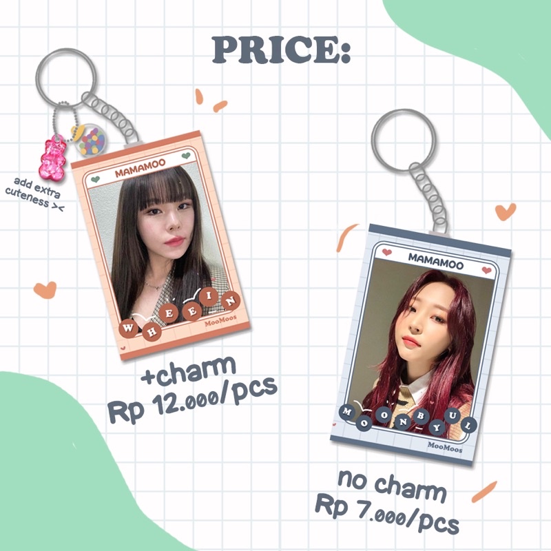 MAMAMOO KEYRING VOL.2 KEYCHAIN GANTUNGAN KUNCI MOOMOO