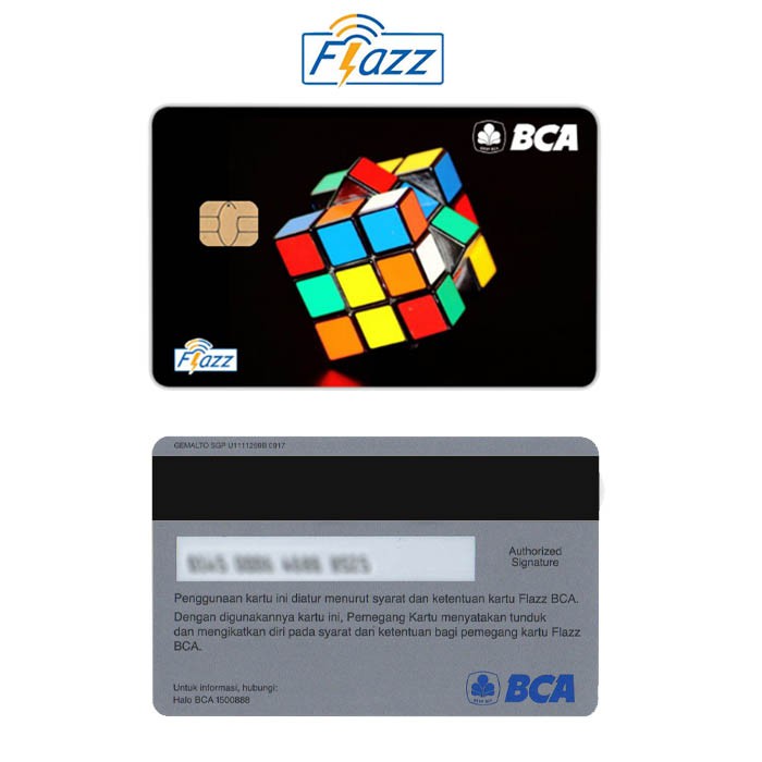 Rubik Kartu E-Money Flazz BCA Gen 2 NFC Custom Card
