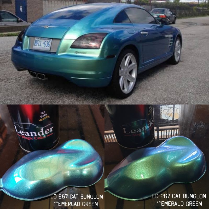 cat bunglon 250ml chameleon Emerlad green Leander