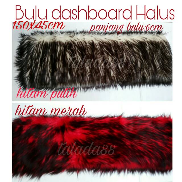 (1 pc) satu Bulu bulu panjang alas dashbord dashboard mobil murah