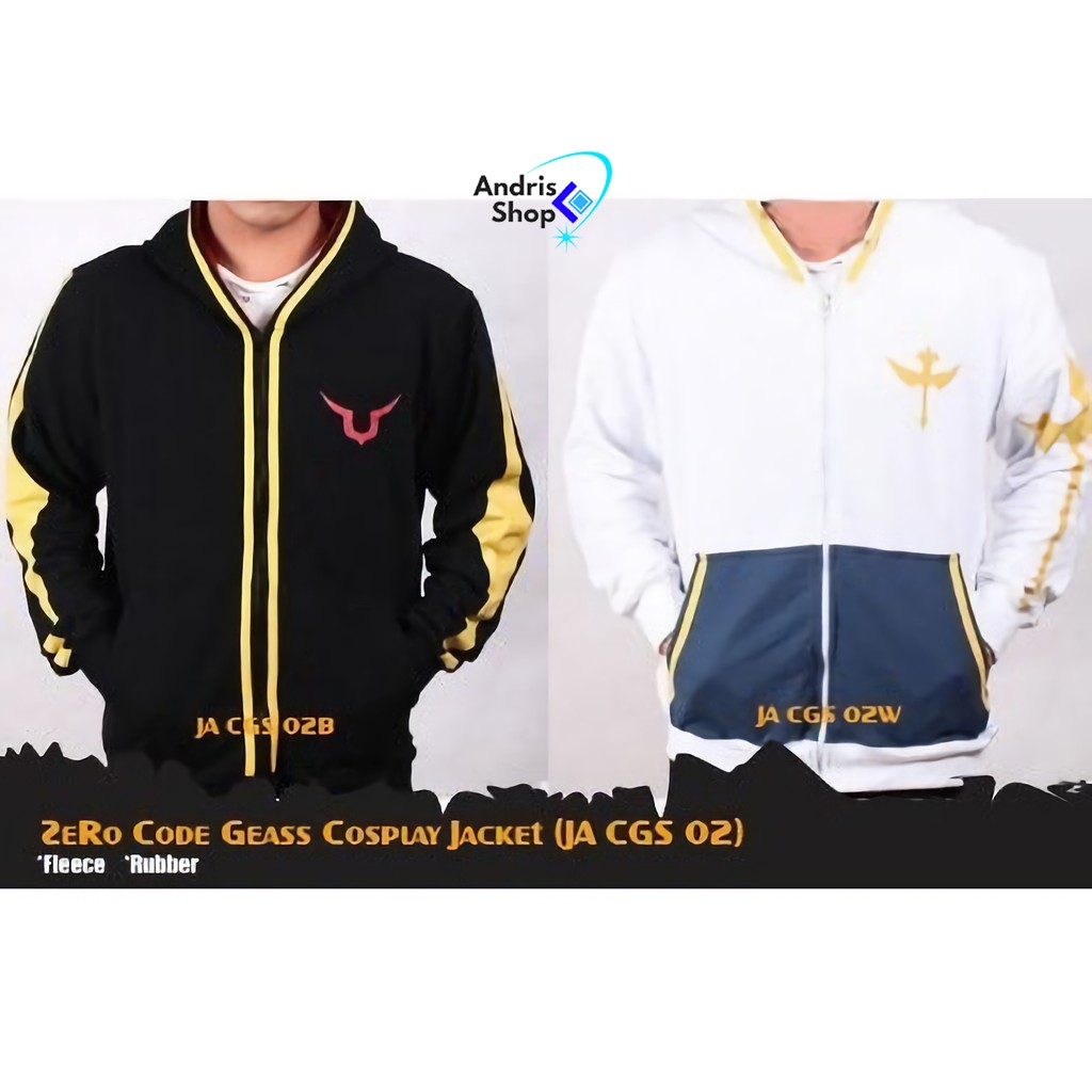 Jaket Zero Code Geass Cosplay Hitam - JA CGS 02
