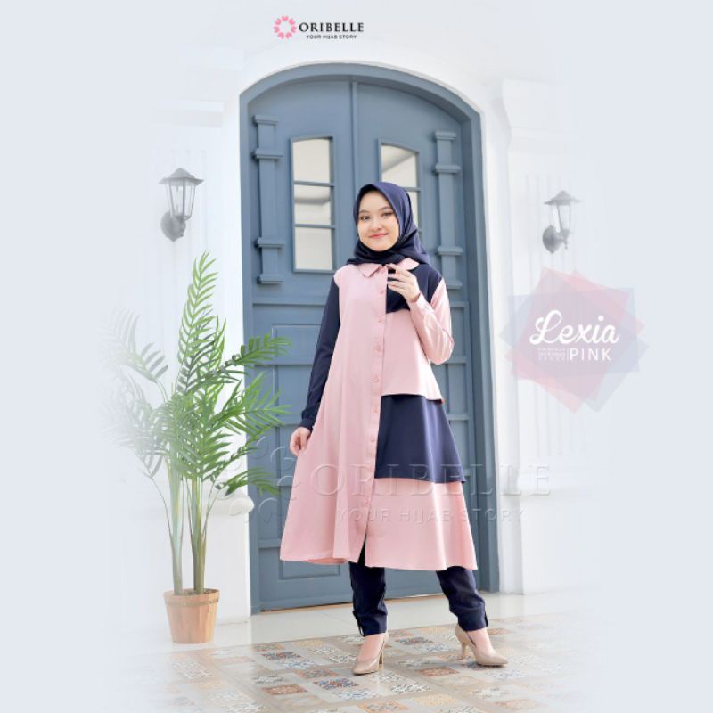 Oribelle kids/ Tunik set/ Gamis Syari/ Gamis remaja/ Lexia oribelle
