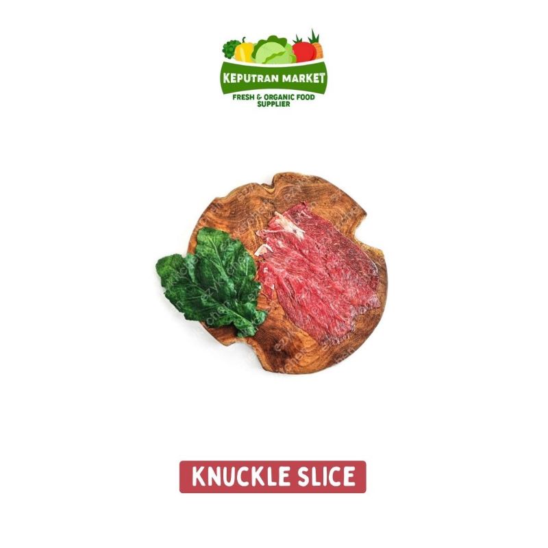 

Knuckle Slice Per Kg / Daging Segar