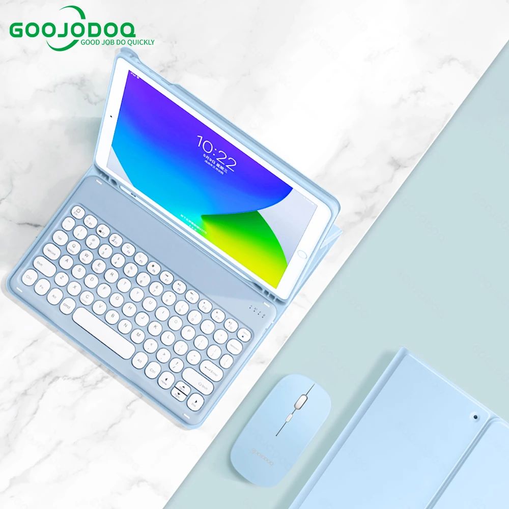 bluetooth keyboard mouse ipad case for ipad ipad air 4 10 2 7 8 9th pro 11 2020 air 3 air 2 1 9 7 20