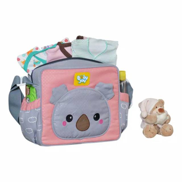 Baby Joy Tas Bayi Kecil Saku Kerut Kokoa Series - BJT 1031