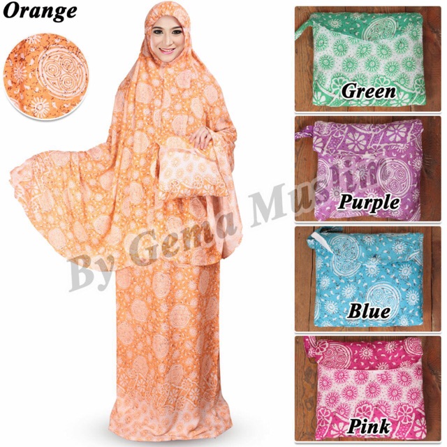 Mukena Bali rayon batik 005