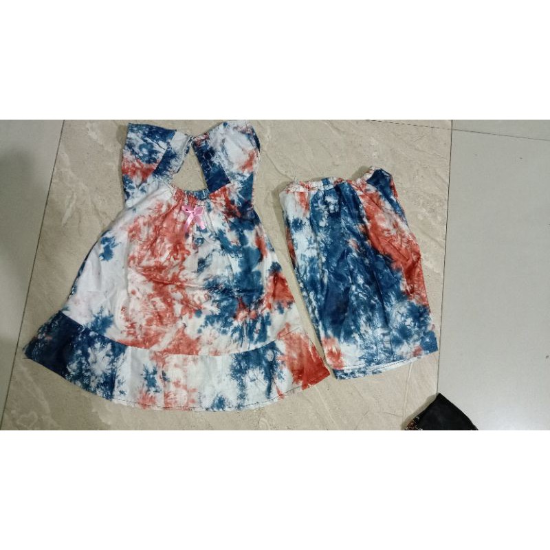 dress setelan anak usia 2-3tahun