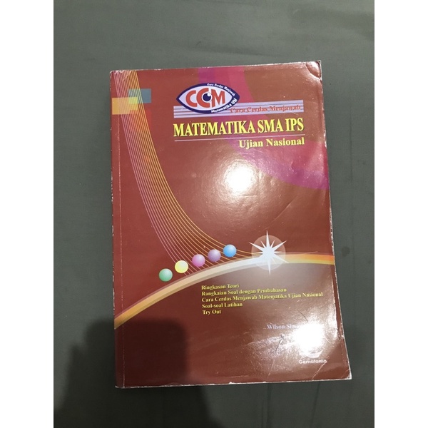 

buku matematika kelas 12 / buku ccm matematika ips kelas 3 sma