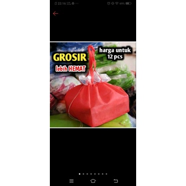 TAS BESEK/ TAS HAJATAN/ TAS SERUT / TAS BOX UKURAN 25X25X25