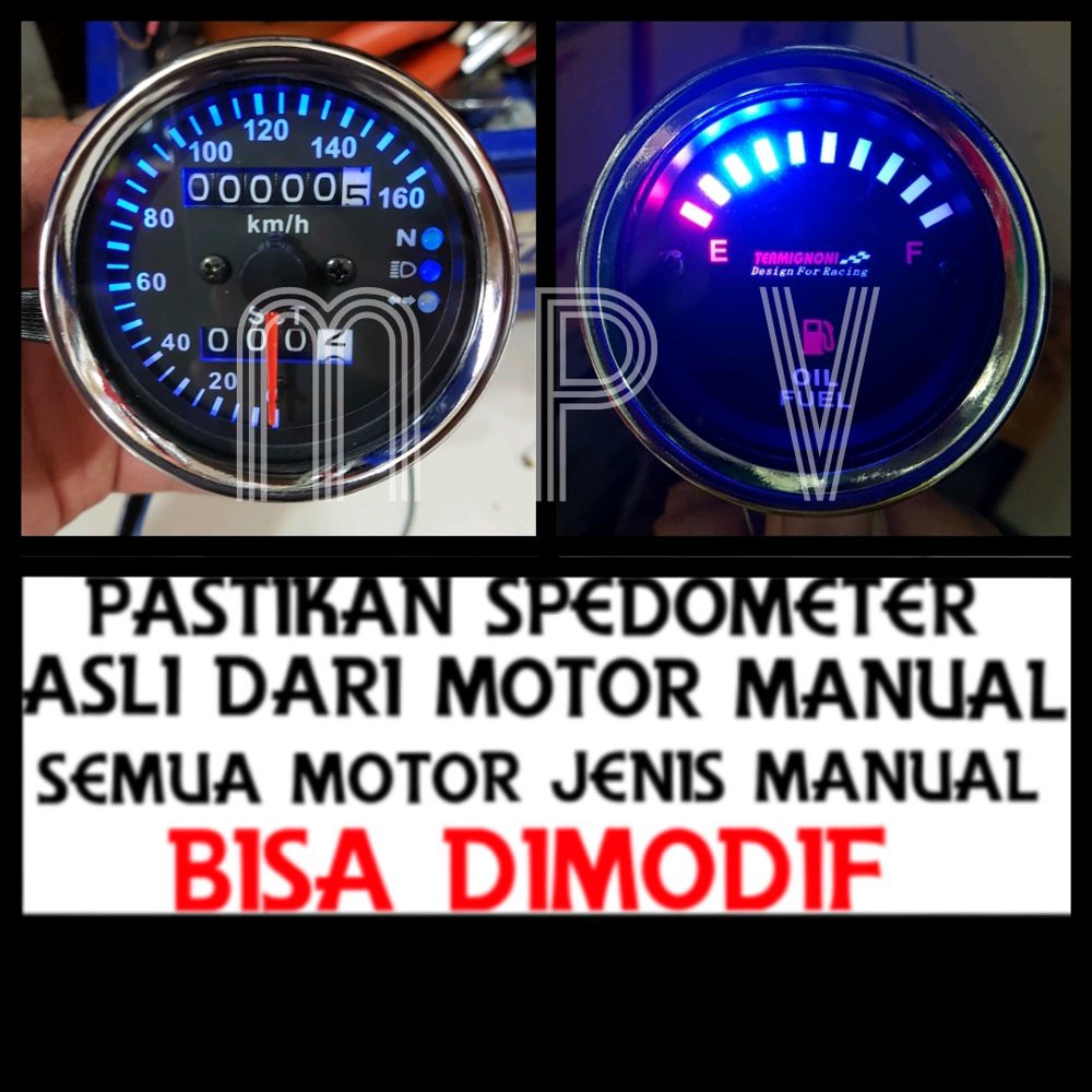 SPEDOMETER INDIKATOR LED-AMPER BENSIN DIGITAL LED