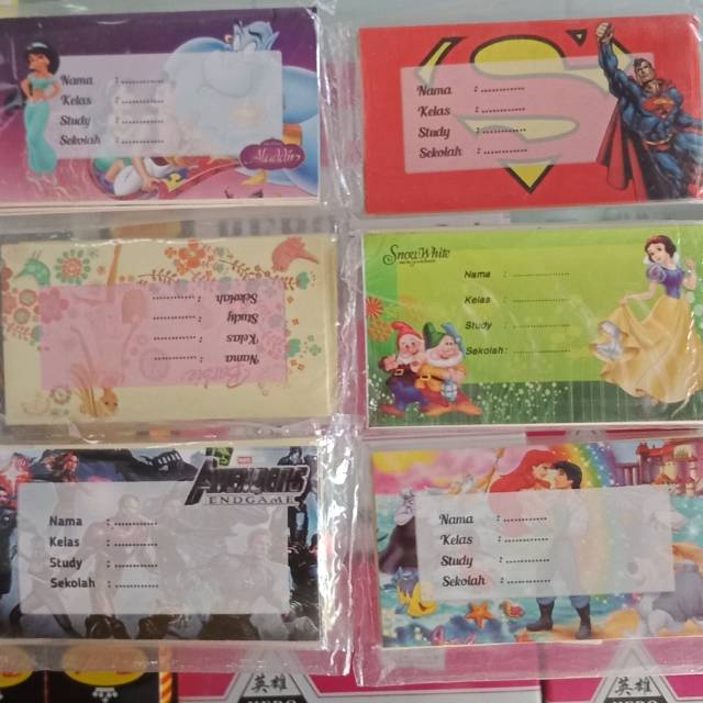 

SETIKER/LABEL NAMA ANAK ISI 20 LEMBAR