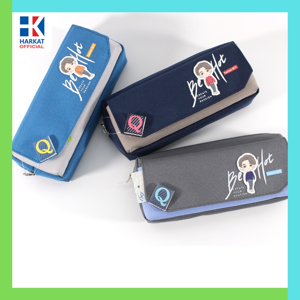 

Tempat Pensil 2 Resleting/ Tempat Pensil 2 pouch import terbaru murah