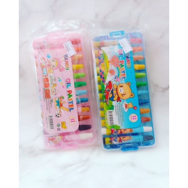

Set Crayon/ Cat Warna Krayon, Oil Pastel 12 Warna, Media Edukasi Anak dalam Belajar Mewarnai