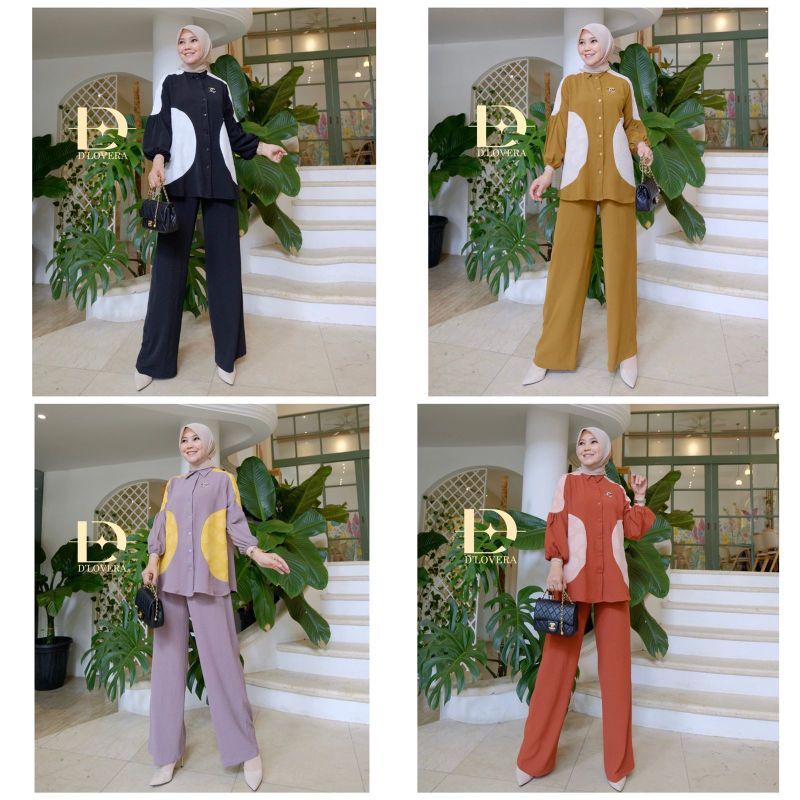 Lova Set by D'lovera oneset Airflow setelan celana dlovera