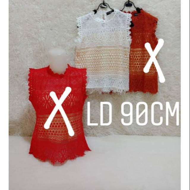 Atasan wanita import ready putih