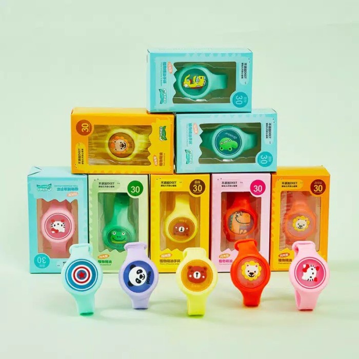 Ge204G4Rg Jam Tangan Anti Nyamuk Motif Kartun Untuk Anak Grg20R2Gg