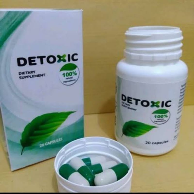 DETOXIC - DETOXIC HIJAU OBAT PEMBASMI PARASIT DALAM TUBUH ATASI BAU MULUT ALERGI DIJAMIN ASLI ORIGIN