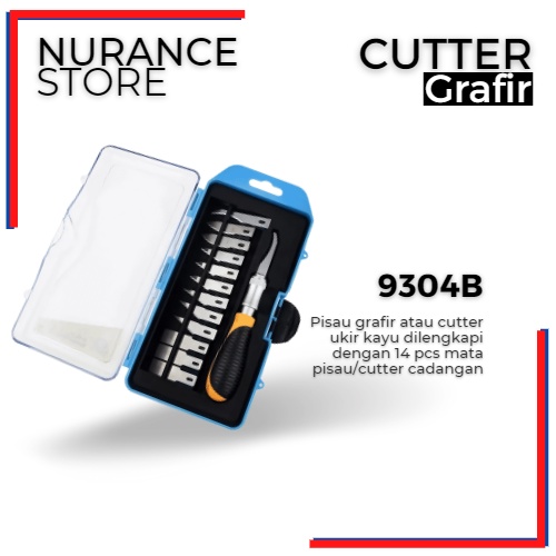 PISAU GRAFIR KAYU - CUTTER GRAFIR KAYU - ALAT UKIR KAYU WLXY 9304B