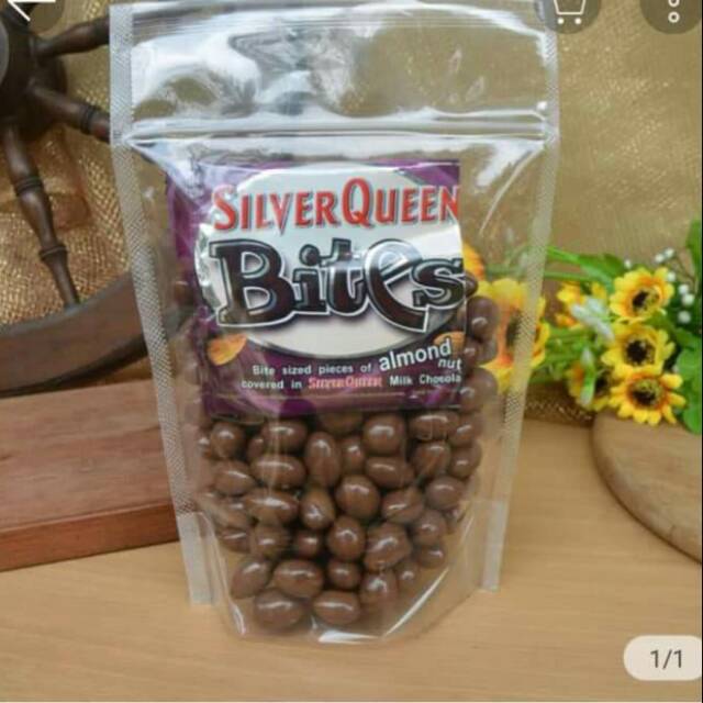 

Silver queen bites almond