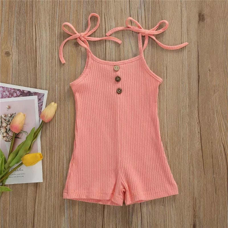 IL - Jumpsuit Anak Lala / Jumpsuit Anak Cewek Bahan RIB / Baju Kodok Lucu Anak Perempuan