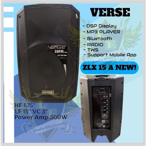 speaker aktif verse zlx 15a new verse zlx 15 a new 2bh 15'' original
