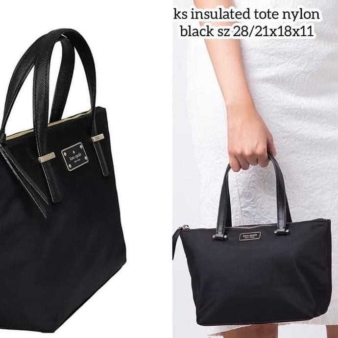 Barang Bagus Kate Spade Insulate Tote Nylon Bag CUCI GUDANG