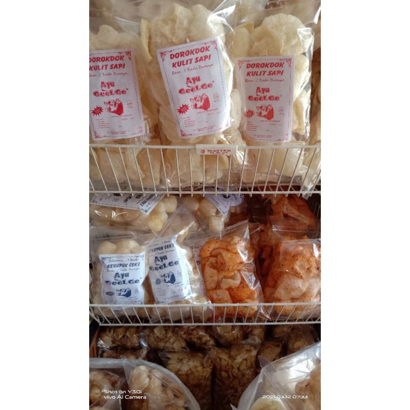 

krupuk dorokdok sapi khas garut