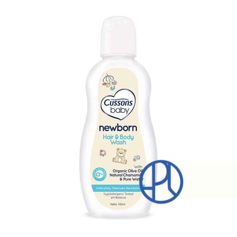 CUSSONS BABY NEWBORN HAIR &amp; BODY WASH 100ML SABUN MANDI BAYI LEMBUT SENSITIF CUSSON 100