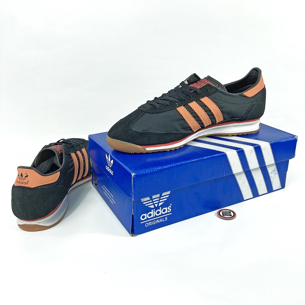ADIDAS SL72 Black Orange Gumsole ORIGINAL BNWB Made in Indonesia