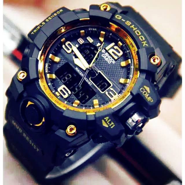 JAM TANGAN PRIA ANTI AIR LIST GOLD