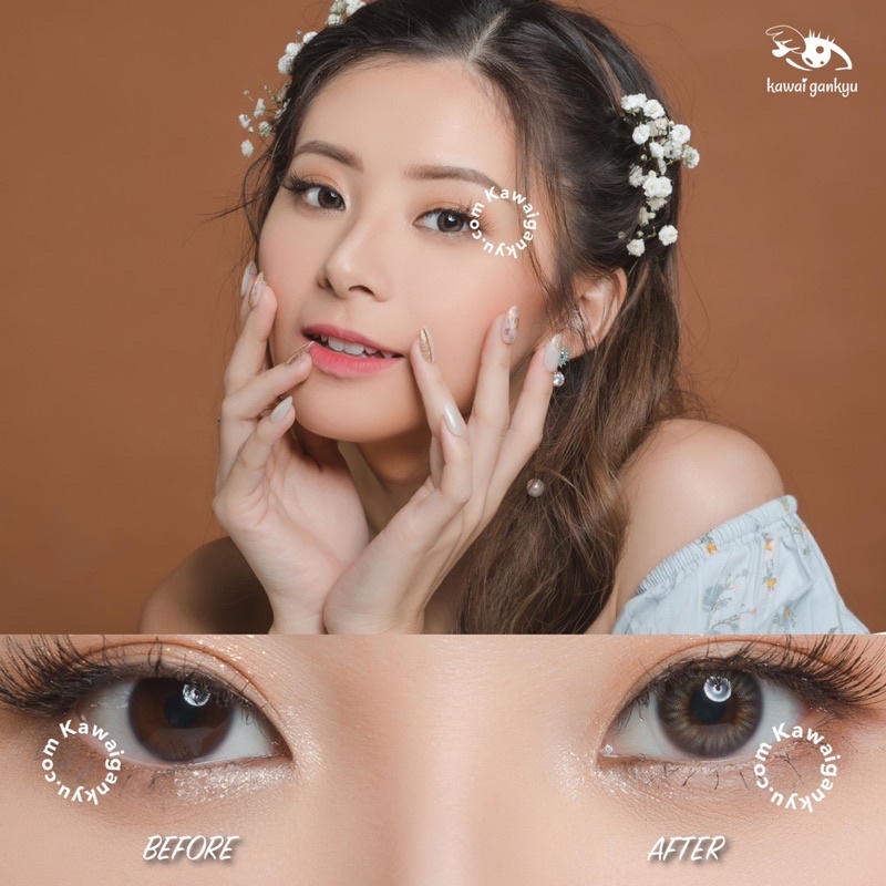 KawaiGankyu Softlens - Princess Yunna Gray by Luina (1botol)