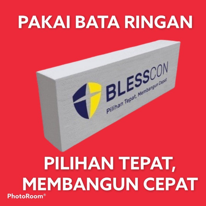 BATA RINGAN BLESSCON HEBEL (10CM), FREE ONGKIR, AAC, ZONA8