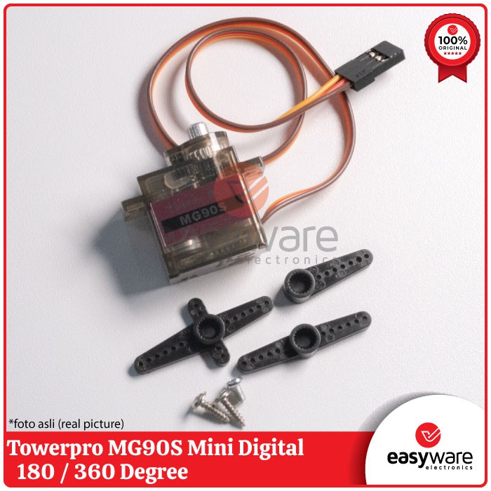 MG90s Micro Servo MG90 Metal Gear High Speed 180 360 degrees