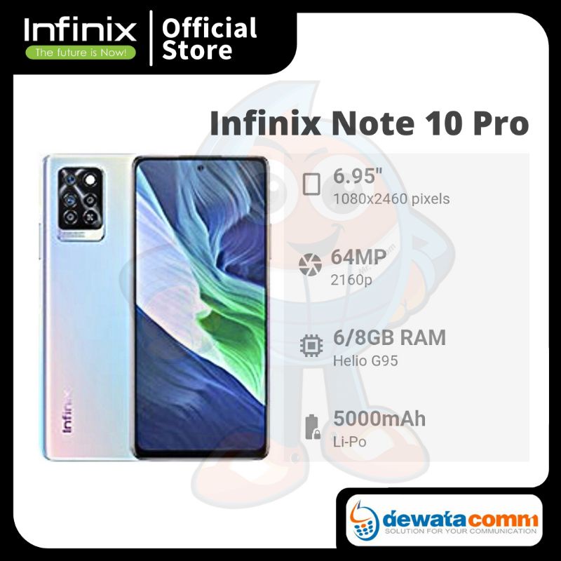 HANDPHONE INFINIX NOTE 10 PRO 8/128